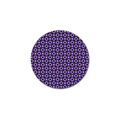 Mazipoodles Purple Donuts Polka Dot  Golf Ball Marker