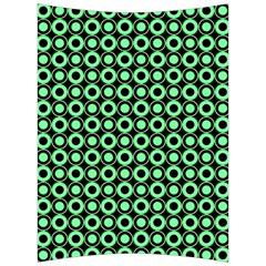 Mazipoodles Green Donuts Polka Dot Back Support Cushion by Mazipoodles