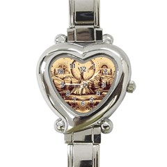 Nation Indian Native Indigenous Heart Italian Charm Watch
