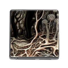 Tree Nature Landscape Forest Memory Card Reader (square 5 Slot)