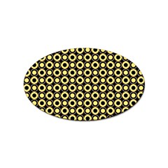  Mazipoodles Yellow Donuts Polka Dot Sticker Oval (10 Pack) by Mazipoodles
