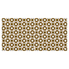 Mazipoodles Olive White Donuts Polka Dot Banner And Sign 6  X 3  by Mazipoodles