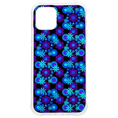 Bitesize Flowers Pearls And Donuts Purple Blue Black Iphone 12/12 Pro Tpu Uv Print Case by Mazipoodles