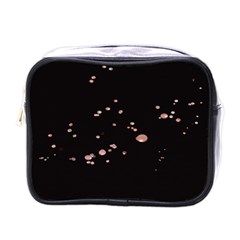 Abstract Rose Gold Glitter Background Mini Toiletries Bag (one Side) by artworkshop