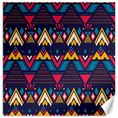 Pattern Colorful Aztec Canvas 12  X 12 