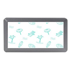 Summer Beach Seamless Pattern Memory Card Reader (mini) by ConteMonfrey