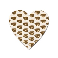 Cozy Coffee Cup Heart Magnet by ConteMonfrey