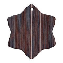 Dark Digital Wood Like Ornament (snowflake) by ConteMonfrey