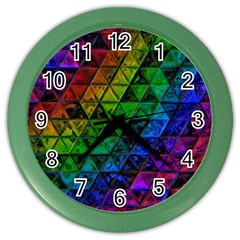 Pride Glass Color Wall Clock by MRNStudios