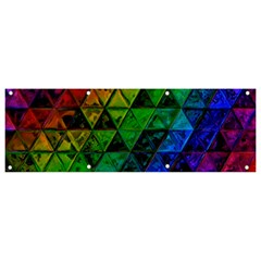 Pride Glass Banner And Sign 9  X 3  by MRNStudios