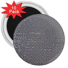 Gray Digital Denim 3  Magnets (10 Pack)  by ConteMonfrey