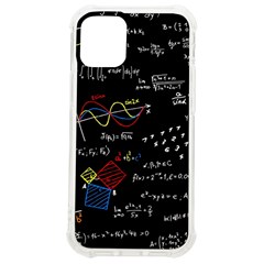 Black Background With Text Overlay Mathematics Formula Board Iphone 12 Mini Tpu Uv Print Case	 by uniart180623