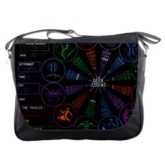 Zodiac Geek Messenger Bag by uniart180623