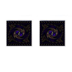 Manadala Twirl Abstract Cufflinks (square) by uniart180623