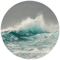 Big Storm Wave Wooden Puzzle Round