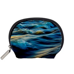 Waves Abstract Waves Abstract Accessory Pouch (small) by uniart180623