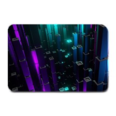 Abstract Building City 3d Plate Mats by uniart180623