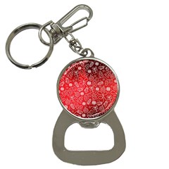 Christmas Pattern Red Bottle Opener Key Chain