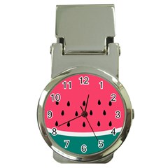 Watermelon Fruit Pattern Money Clip Watches by uniart180623