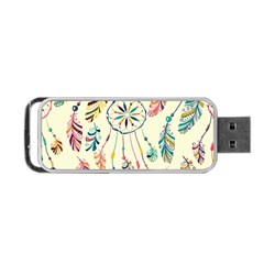 Dreamcatcher Abstract Pattern Portable Usb Flash (one Side) by uniart180623