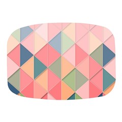 Background Geometric Triangle Mini Square Pill Box by uniart180623
