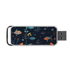 Underwater Ocean Animals Sea Portable Usb Flash (one Side) by Simbadda