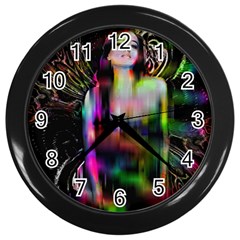 Festive Freak Wall Clock (black) by MRNStudios