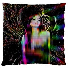 Festive Freak Large Cushion Case (two Sides) by MRNStudios