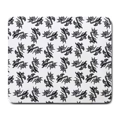 Alien Creatures Dance Pattern Large Mousepad by dflcprintsclothing