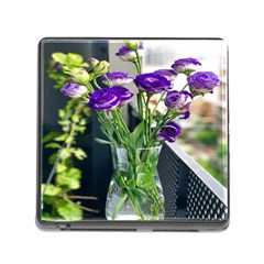 Cute Flower Wallpaper Memory Card Reader (square 5 Slot) by artworkshop