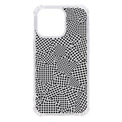 Geometric Noir Pattern Iphone 13 Pro Tpu Uv Print Case by dflcprintsclothing