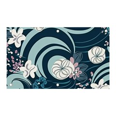 Flowers Pattern Floral Ocean Abstract Digital Art Banner And Sign 5  X 3  by Simbadda