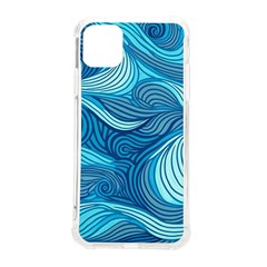 Ocean Waves Sea Abstract Pattern Water Blue Iphone 11 Pro Max 6 5 Inch Tpu Uv Print Case by Simbadda