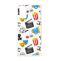 Cinema Icons Pattern Seamless Signs Symbols Collection Icon Samsung Galaxy Note 20 Tpu Uv Case by Simbadda