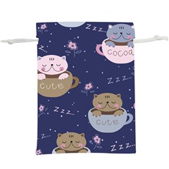 Cute Kittens Sleep Sweetly Mugs Lightweight Drawstring Pouch (xl) by Simbadda