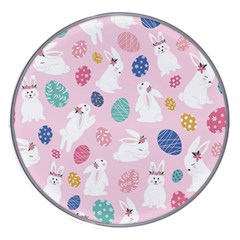 Cute Bunnies Easter Eggs Seamless Pattern Wireless Fast Charger(white) by Simbadda