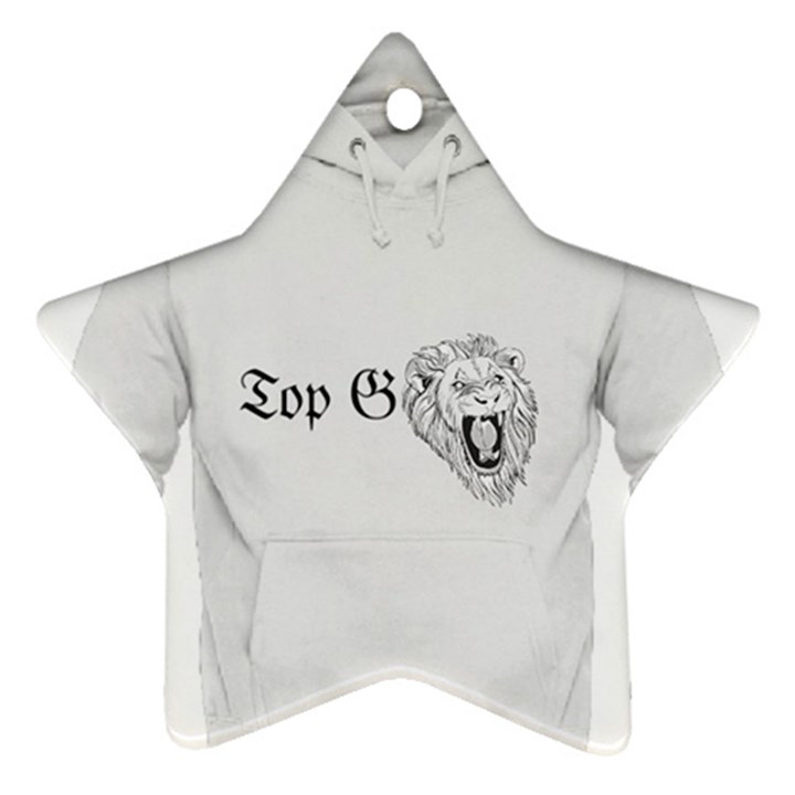 (2)DX hoodie  Star Ornament (Two Sides)