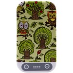 Seamless Pattern With Trees Owls Sterilizers