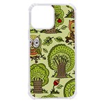 Seamless Pattern With Trees Owls iPhone 13 Pro Max TPU UV Print Case