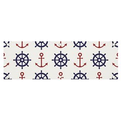 Nautical-seamless-pattern Banner And Sign 6  X 2  by Simbadda