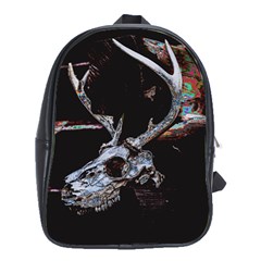 Deer Skull School Bag (xl) by MonfreyCavalier