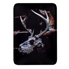 Deer Skull Rectangular Glass Fridge Magnet (4 Pack)