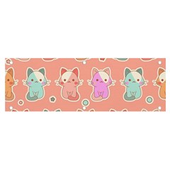 Cute-kawaii-kittens-seamless-pattern Banner And Sign 6  X 2  by Simbadda