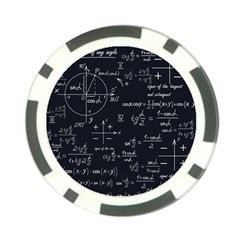 Mathematical-seamless-pattern-with-geometric-shapes-formulas Poker Chip Card Guard (10 Pack) by Simbadda