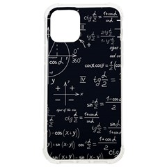 Mathematical-seamless-pattern-with-geometric-shapes-formulas Iphone 12/12 Pro Tpu Uv Print Case by Simbadda