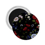 Floral-folk-fashion-ornamental-embroidery-pattern 2.25  Magnets