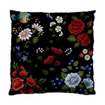Floral-folk-fashion-ornamental-embroidery-pattern Standard Cushion Case (One Side)