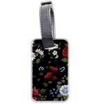 Floral-folk-fashion-ornamental-embroidery-pattern Luggage Tag (two sides)