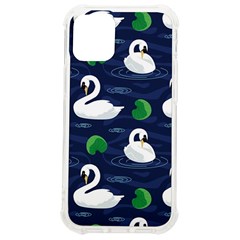 Swan-pattern-elegant-design Iphone 12 Mini Tpu Uv Print Case	