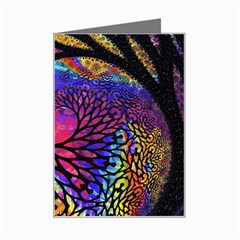 3d Fractal Mandelbulb Mini Greeting Card